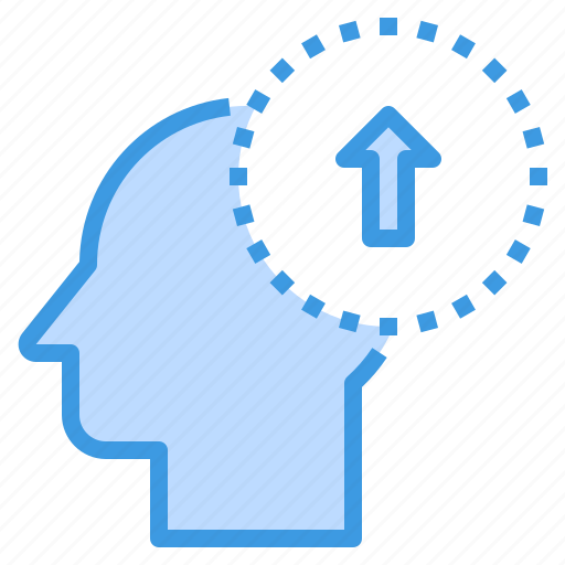Arrow, brain, head, human, mind, thinking, up icon - Download on Iconfinder