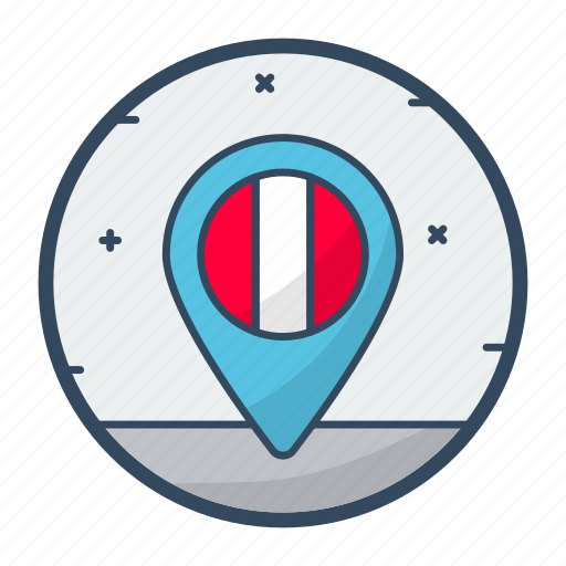Peru, country, location, national, pointer, marker icon - Download on Iconfinder