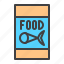 fish, food, pack, pet 