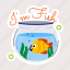 fishbowl, fish aquarium, home aquarium, fish pet, ornamental fish 