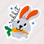 rabbit eating, bunny eating, rabbit carrot, cute bunny, hare eating 