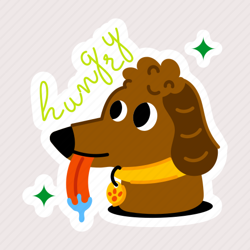Hungry pet, hungry dog, starving dog, hungry animal, starving puppy icon - Download on Iconfinder