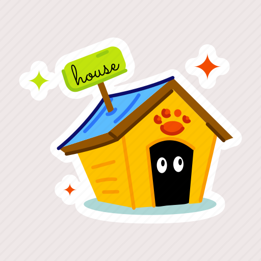 Dog home, dog house, dog kennel, animal shelter, pet shelter icon - Download on Iconfinder