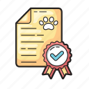 pet, certificate, award, pets, animals, winner