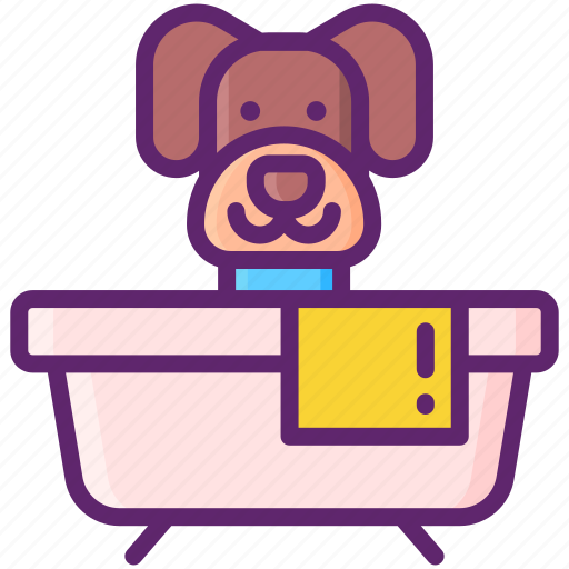Bath, dog, bathtub, grooming icon - Download on Iconfinder