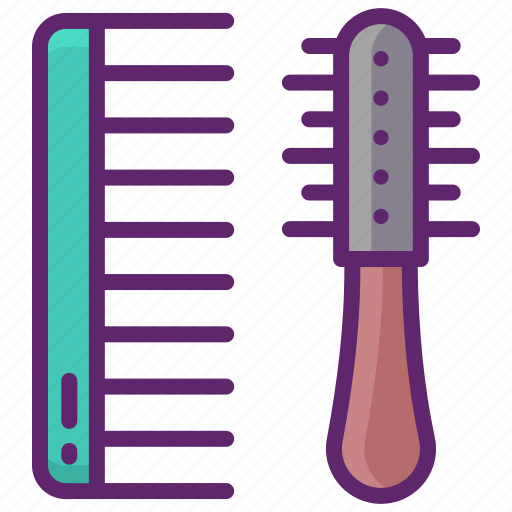 Brush, and, comb, hair icon - Download on Iconfinder