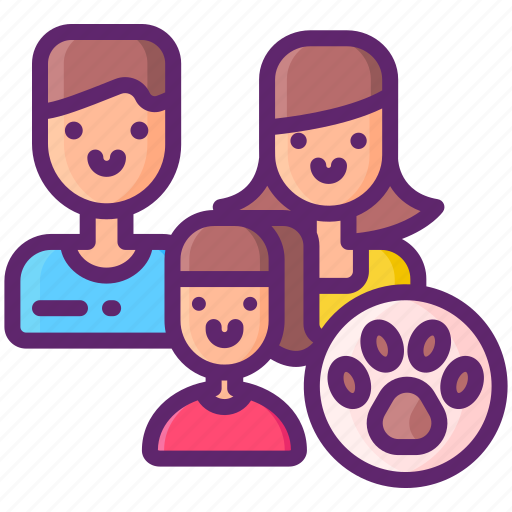 Family, pet, man, woman, kid, girl icon - Download on Iconfinder