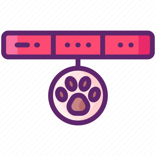 Pet, collar, paw, animal icon - Download on Iconfinder