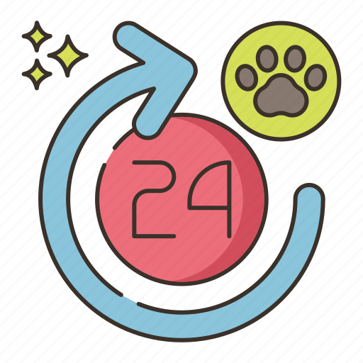 Care, pet, animal, 24/7 icon - Download on Iconfinder