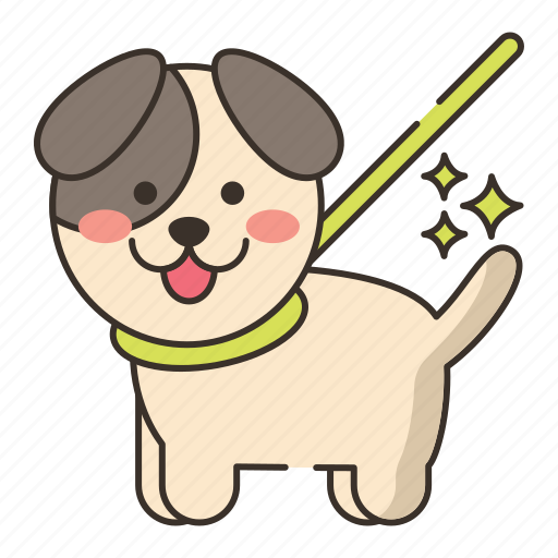 Dog, walking, pet, walk, leash icon - Download on Iconfinder