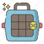 pet, carrier, bag, travel bag 