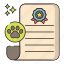 pet, certificate, document, award 