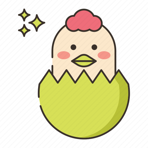 Small, animal, chick, egg, hatching icon - Download on Iconfinder