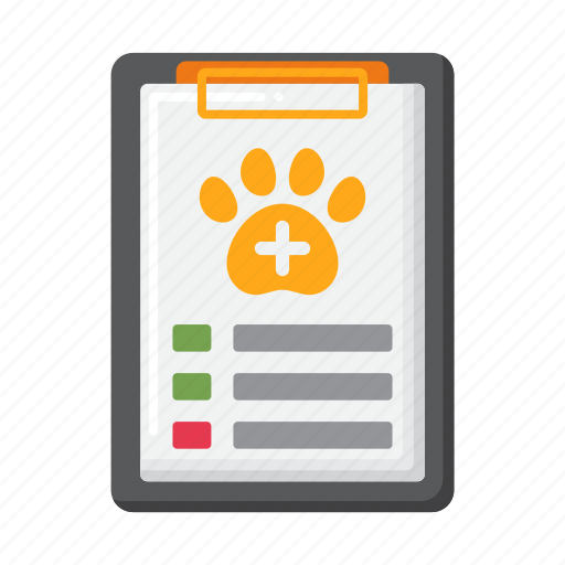 Pet, exam, document, health, report icon - Download on Iconfinder