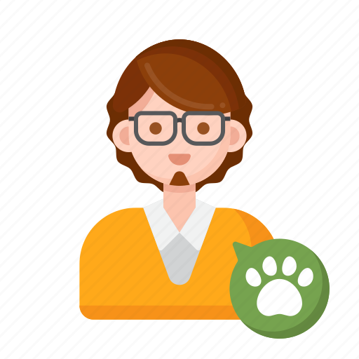 Pet, owner, male, man, person icon - Download on Iconfinder