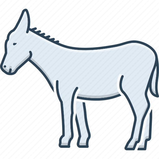 Asinus, burro, donkey, goods, jackass, moke, mule icon - Download on Iconfinder