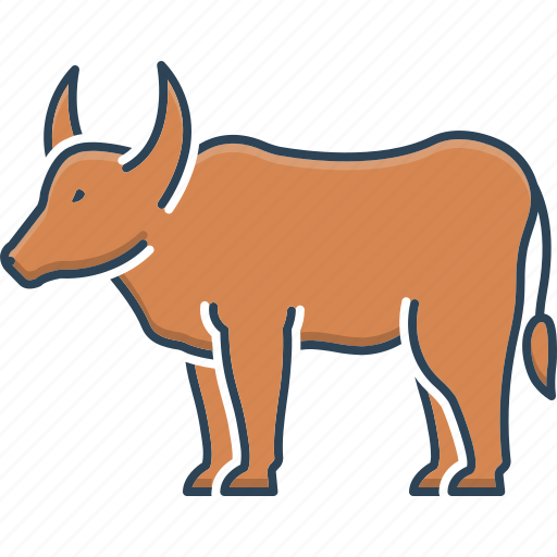 Aggressive, agriculture, animal, bull, cattle, farming, ox icon - Download on Iconfinder