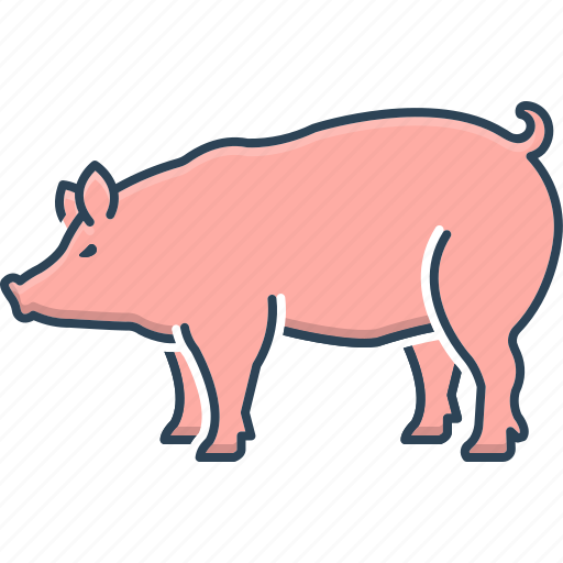 Animal, boar, farm, pig, piglet, pork, squealer icon - Download on  Iconfinder