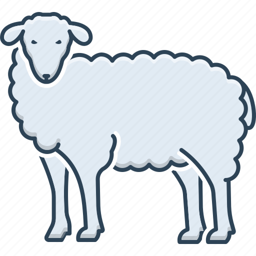 Animal, cattle, ewe, farm, herbivorous, herd, sheep icon - Download on Iconfinder