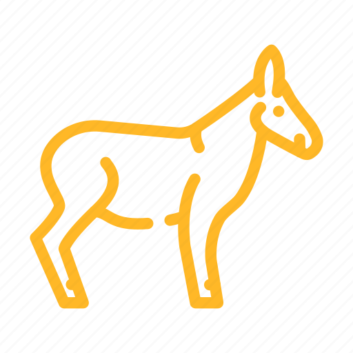Donkey, animal, pet, domestic, farm, sea icon - Download on Iconfinder