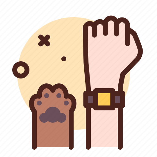 Hand, paw, animal, care icon - Download on Iconfinder