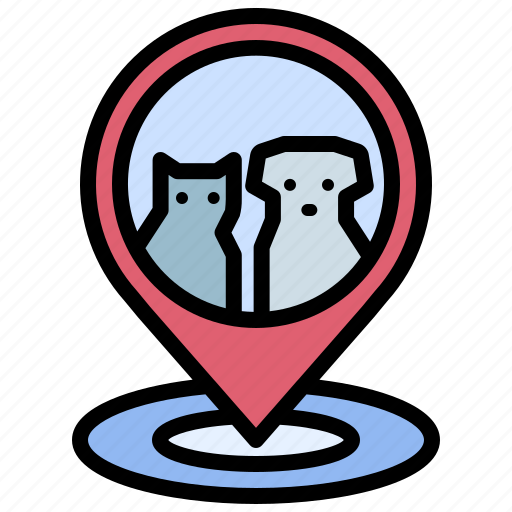 Pet, location, landmark, pet zone, pet area, pet point icon - Download on Iconfinder