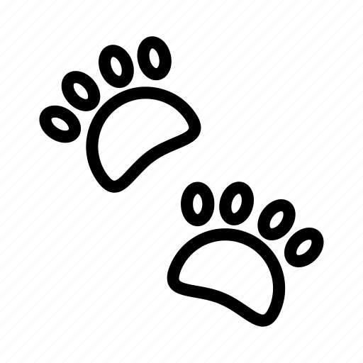 Cat, dog, animal, footprint, paw icon - Download on Iconfinder