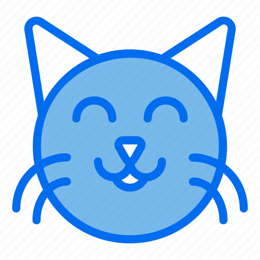 Cat, pet, animal, emoticon, face icon - Download on Iconfinder