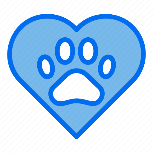 Love, pet, paw, animal, cat, dog icon - Download on Iconfinder