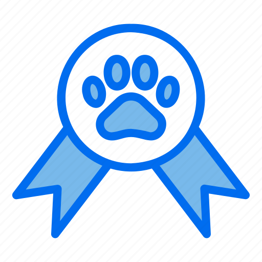 Medal, pet, award, paw, contest icon - Download on Iconfinder