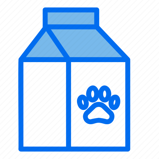 Milk, cat, dog, animal, feline, carton icon - Download on Iconfinder