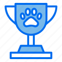 trophy, award, paw, reward, contest
