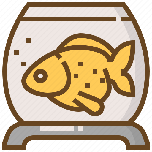 Animal, care, pet, shop, store, fish, golden icon - Download on Iconfinder