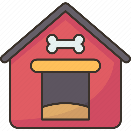 Doghouse, kennel, puppy, animal, garden icon - Download on Iconfinder