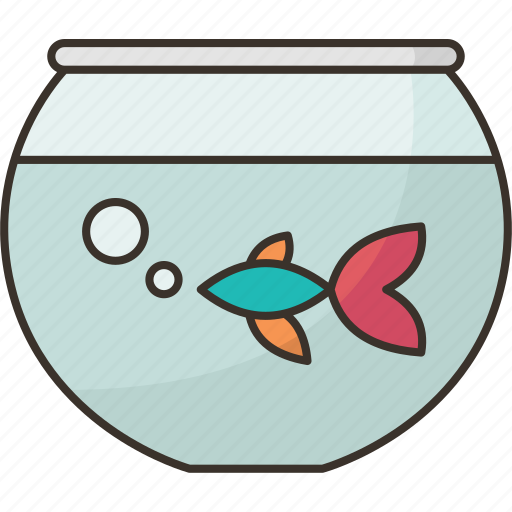 Fish, bowl, aquarium, aquatic, pet icon - Download on Iconfinder