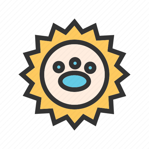 Animal Logo Monkey Pet Shop Stamp Icon