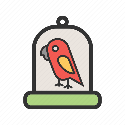 Animal, bars, bird, birdcage, cage, cell, fence icon - Download on Iconfinder
