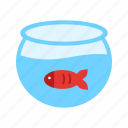 aquarium, bowl, fish, fishbowl, pet, tank, water