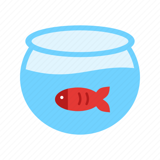 Aquarium, bowl, fish, fishbowl, pet, tank, water icon - Download on Iconfinder