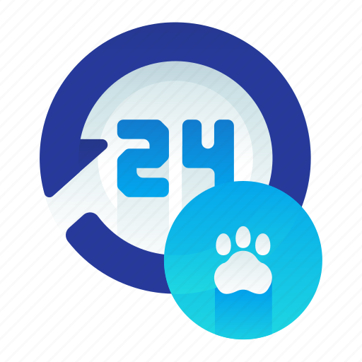 Hour, pet, service, time, vet icon - Download on Iconfinder