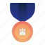 animal, champion, medal, pedigree, pet 