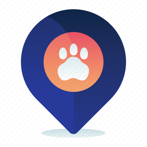 Destination, location, navigation, pet, vet icon - Download on Iconfinder