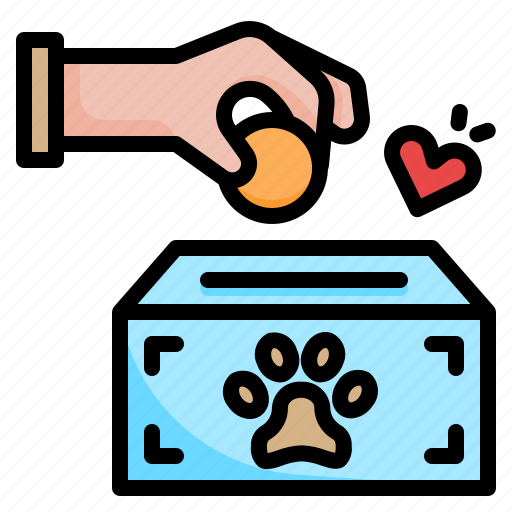 Animal, donation, charity, giving, rescue icon - Download on Iconfinder