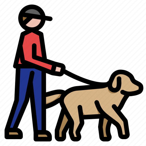 Dog, walking, walk, services, man, training, pet icon - Download on Iconfinder