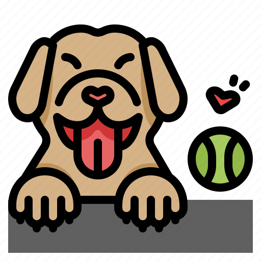 Funny, dog, golden, retriever, playing, swimming, happy icon - Download on Iconfinder