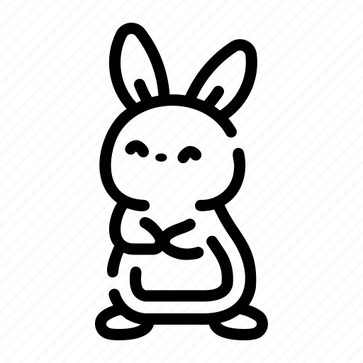 Rabbit, animal, kingdom, rodent, mammal, wildlife, pets icon - Download on Iconfinder