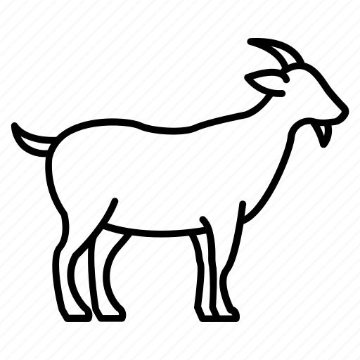 She goat, farm animal, goat, male goat, livestock icon - Download on Iconfinder