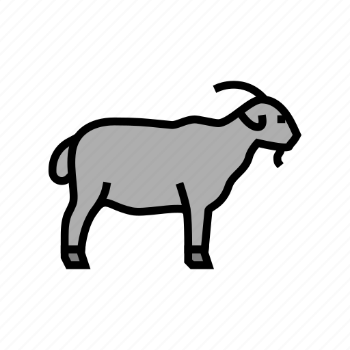 Goat, domestic, animal, pets, dog, fish icon - Download on Iconfinder