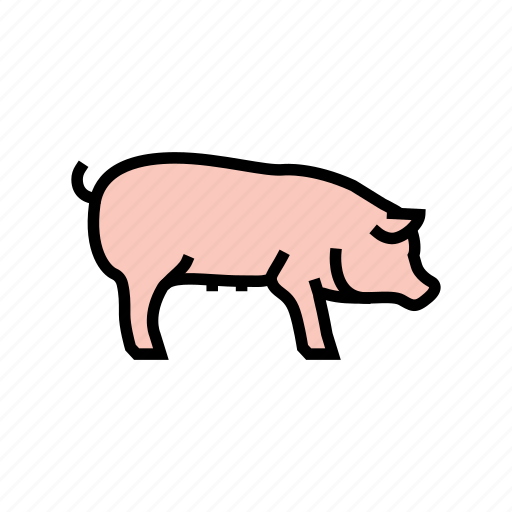 Pig, domestic, animal, pets, dog, fish icon - Download on Iconfinder