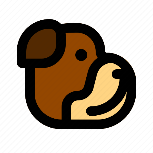 Bulldog, tongue, pet, animal icon - Download on Iconfinder